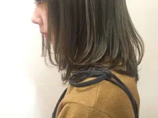 ミディアム 丸山 亜加理のヘアスタイル