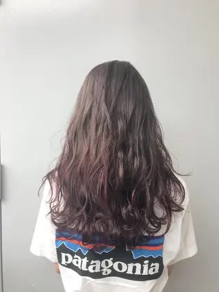 セミロング カラー パーマ ヘアアレンジ メンズ キッズ ネイル マツエク・マツパ Rene'所属・当日予約⭕️ yuriのヘアスタイル