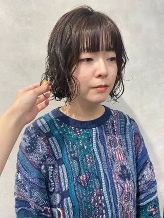 ショート パーマ ondo by Saku所属・🍎玉寄 里帆 （タマヨセ リホ）のヘアスタイル