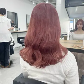 ロング 盛れる暖色🎀ガーリ ーヘア🎀きっかのヘアスタイル