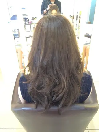 ロング カラー 似合わせ／代表 髪質改善/山田将大のヘアスタイル