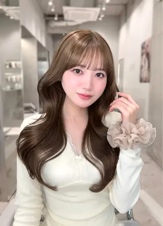ロング 𝑀𝐼𝐾𝑈🤍 SALOWIN銀座のヘアスタイル