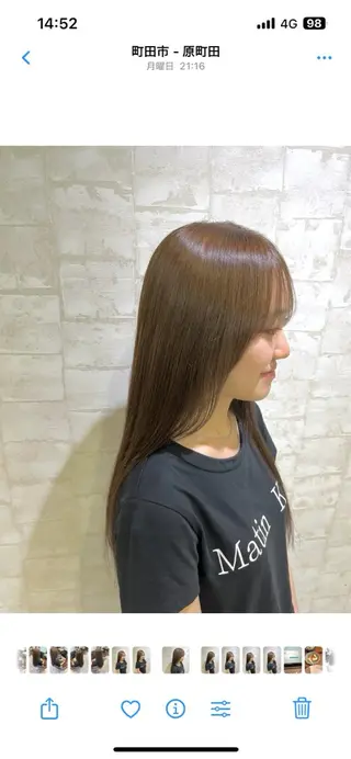 ロング 髪質改善韓国レイヤー /カラー/miyuのヘアスタイル