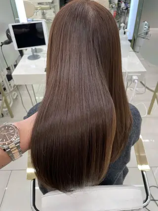 ロング カラー COA GINZA 空也/前髪/顔まわりのヘアスタイル