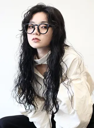 ロング カラー パーマ レイヤーカット/艶髪 ✨💭KIRARIのヘアスタイル