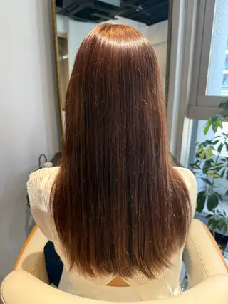 ロング カラー 高石 乃愛のヘアスタイル
