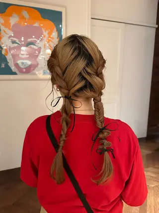 セミロング 美 海のヘアスタイル