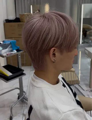 メンズ 赤み・黄みを消す 透明感カラー/松沢のヘアスタイル