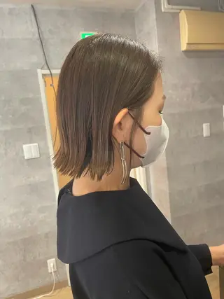 ミディアム カラー 月200名以上担当 六甲徒歩30秒のヘアスタイル
