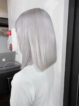 ミディアム カラー ハイトーンカラー ⭐️NAZUNAのヘアスタイル