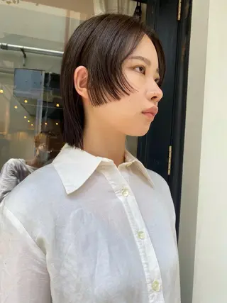 ショート カラー tonari 梅田、中崎町のヘアスタイル