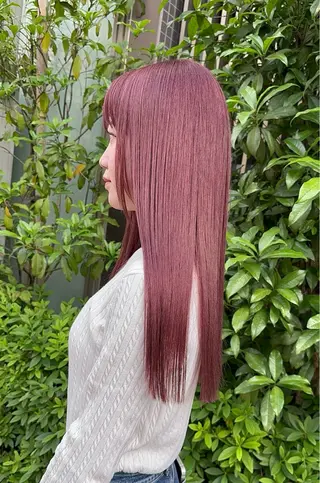 ロング カラー エクステ/大人可愛い カラー🩷RINAのヘアスタイル