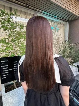 カラー 上田 結花のヘアスタイル