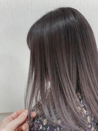 セミロング カラー 🌿nudeカラー/ レイヤー/藤原🌿のヘアスタイル