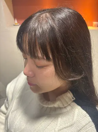 ロング 飯田 ほのかのヘアスタイル