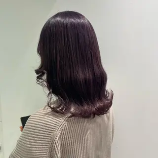 セミロング カラー パーマ ヘアアレンジ メンズ キッズ ネイル マツエク・マツパ アイブロウ Lumo所属・💖横浜ブリーチなし 💖MIHOのヘアスタイル