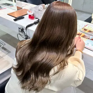 ロング カラー 髪質改善/縮毛矯正 /アレンジ🌙あまにのヘアスタイル