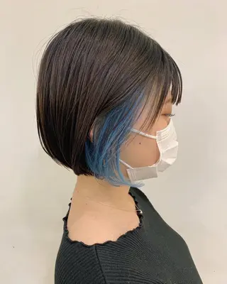 ショート カラー 新宿/美髪矯正 髪質改善/韓国風山本のヘアスタイル