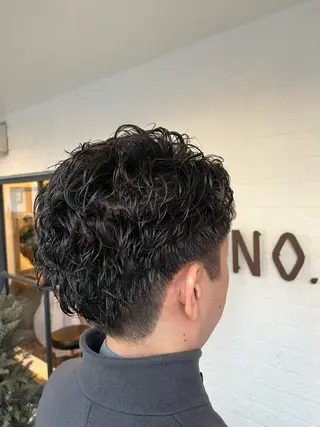 ショート パーマ メンズ ふ くのヘアスタイル