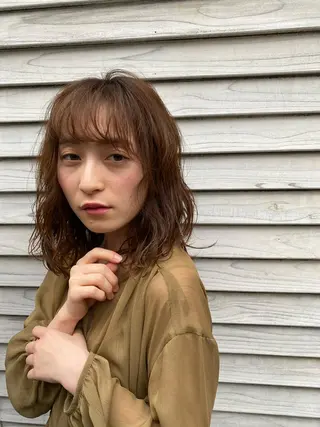 ミディアム 🍃透明感スタイル ｙｕ-ｋａ🍃のヘアスタイル