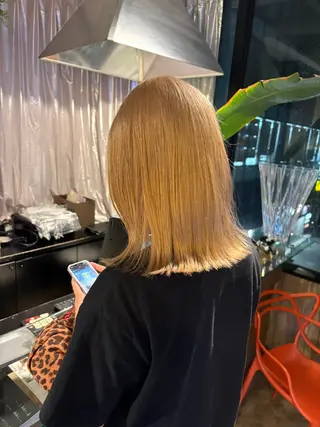 ミディアム カラー 内田 尚希のヘアスタイル