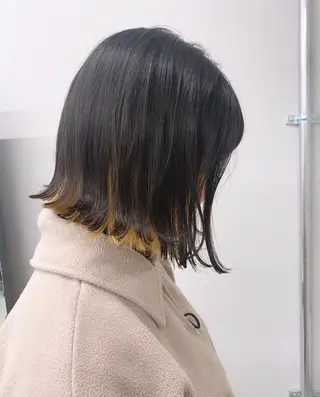 カラー 透明感/オリーブ/ グレージュ/YUKAのヘアスタイル