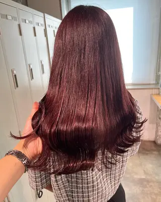 ロング I S所属・🌿透明感カラー‪ 縮毛矯正✨かずきのヘアスタイル