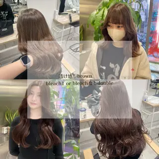 カラー クルミ/ 💕ワンホンネイルのネイルデザイン