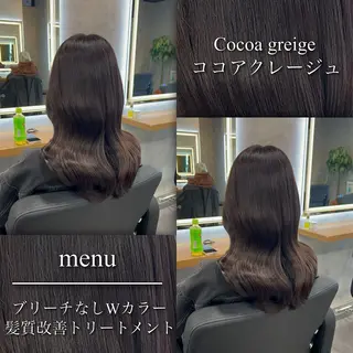 セミロング カラー ブリーチなしの達人 🌈KAITOのヘアスタイル