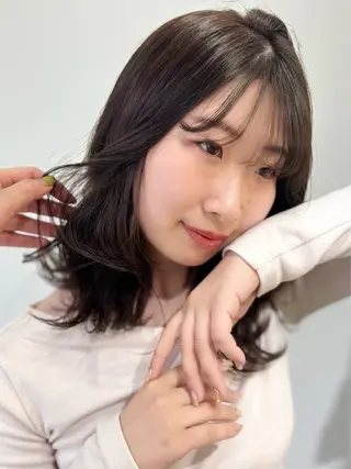 ミディアム カラー over   hair 池袋所属・あらい みゆのヘアスタイル