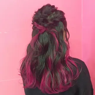 セミロング カラー LiNA🌿藤原 茉莉花のマツエク・マツパデザイン