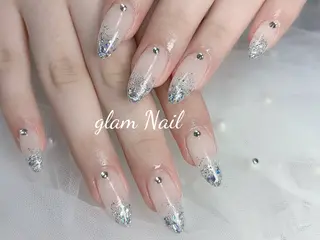 ネイル エツメ💅 長さだし🎀デザインのネイルデザイン
