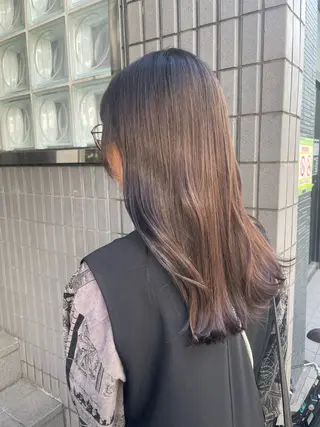 ロング カラー 野町好花 レイヤー/髪質改善のヘアスタイル