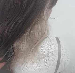 セミロング カラー パーマ ヘアアレンジ ネイル マツエク・マツパ アイブロウ カラー特化サロン大阪 ルービック江坂/新城のヘアスタイル