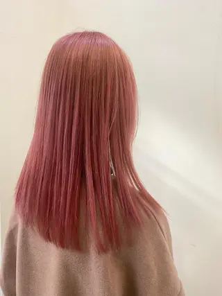 ミディアム カラー 美髪改善・ブリーチ tadasuke⭐️のヘアスタイル