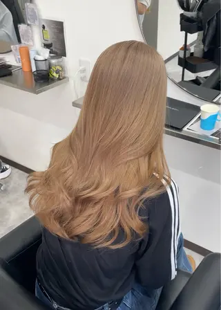 ロング カラー ♥韓国カラー・久留米 ・うる艶・YUI♥のヘアスタイル