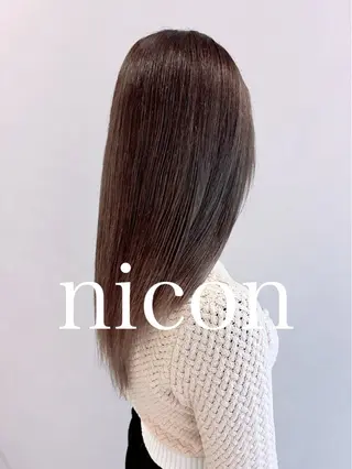 ロング 髪質改善 上品艶感カラーのヘアスタイル