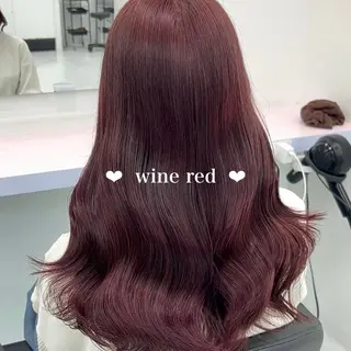 セミロング カラー モテ艶韓国ヘア 🤍りんのヘアスタイル