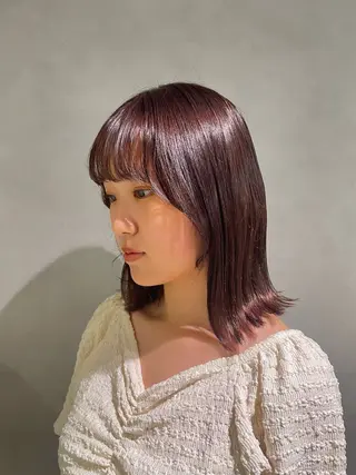 カラー 畑 麻依音のヘアスタイル