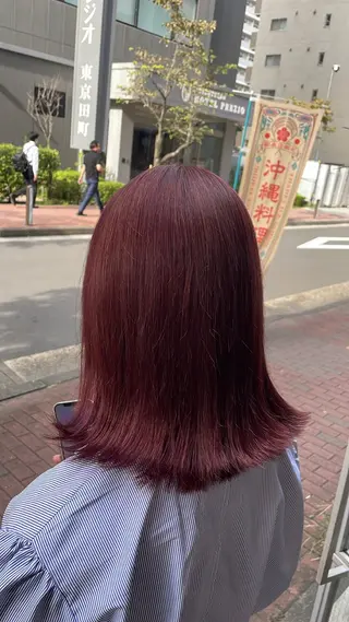 ミディアム 複雑履歴修正/ ハイトーン職人/拓真のヘアスタイル