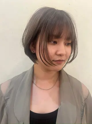 ショート 透明感カラー🍃 レイヤースタイル✨葵のヘアスタイル