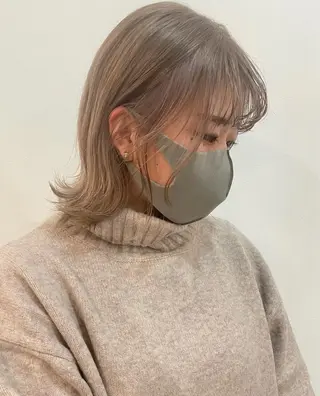 ミディアム カラー chiharu ボブ/レイヤーのヘアスタイル