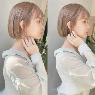 ショート カラー 🫧透明感ヘア🫧 🧸竹花　彩希🧸のヘアスタイル