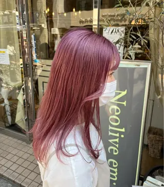 カラー 【eight宿河原】 すぎもとはづきのヘアスタイル
