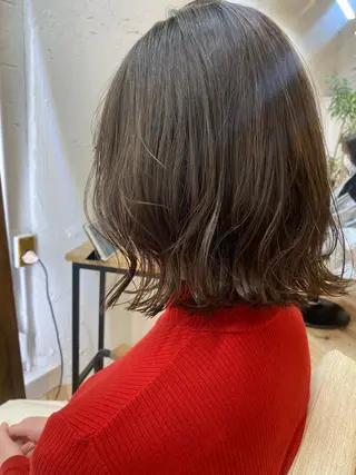 ミディアム おおつき ありかのヘアスタイル