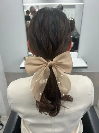 ヘアアレンジ ハイトーン ayane💖のヘアスタイル