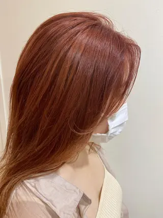 ミディアム カラー salowin渋谷kitaya park前所属・RIKA韓国ヘア/く びれヘア/上品カラーのヘアスタイル