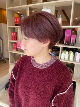 ショート カラー 髪質改善カラー🌈✨ 加藤 愛のヘアスタイル