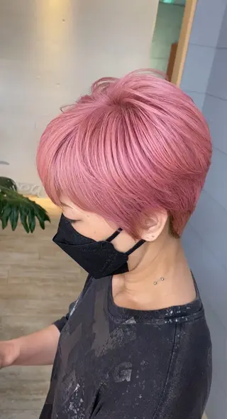 カラー 高難易度縮毛矯正　春日井　Soea(ソイア)所属・多久間 喬介のヘアスタイル