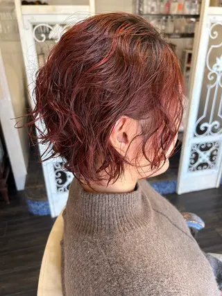 ミディアム カラー DiMPlE  ディンプル所属・🌸スタイリスト 山浦美恵のヘアスタイル